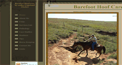 Desktop Screenshot of barefoothooves.net